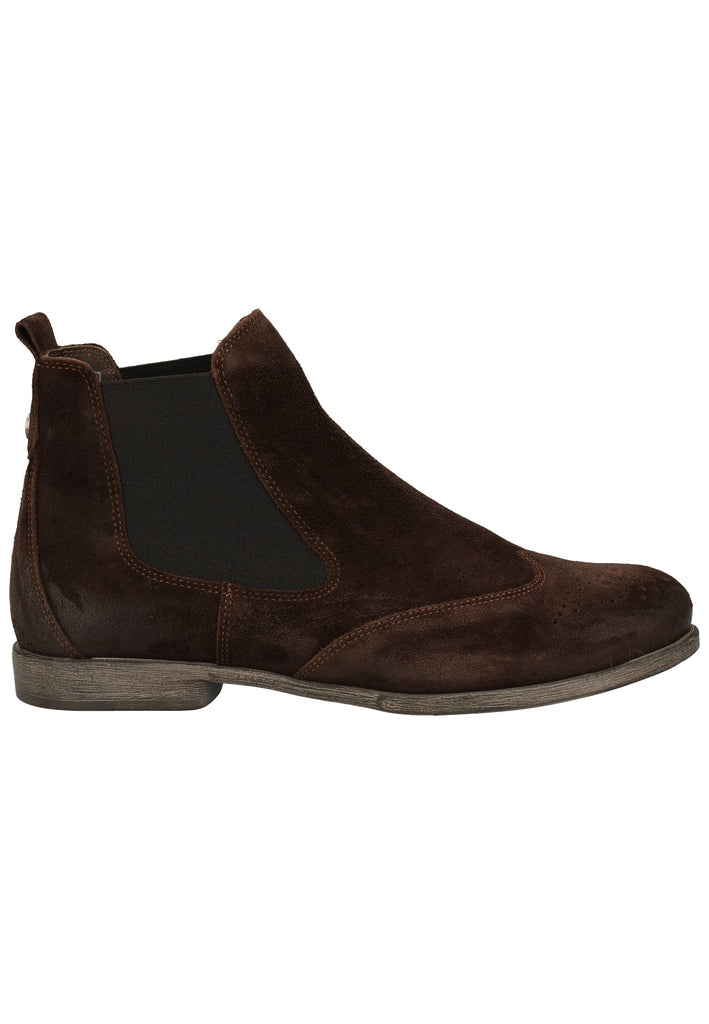 Think! Stiefelette Veloursleder/Textil Mocca