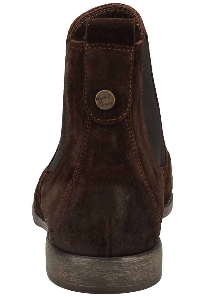Think! Stiefelette Veloursleder/Textil Mocca