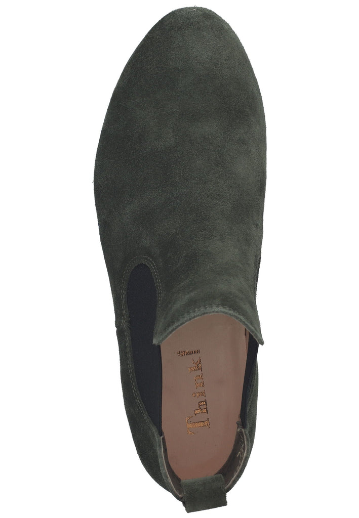 Think! Stiefelette Veloursleder/Textil Olive