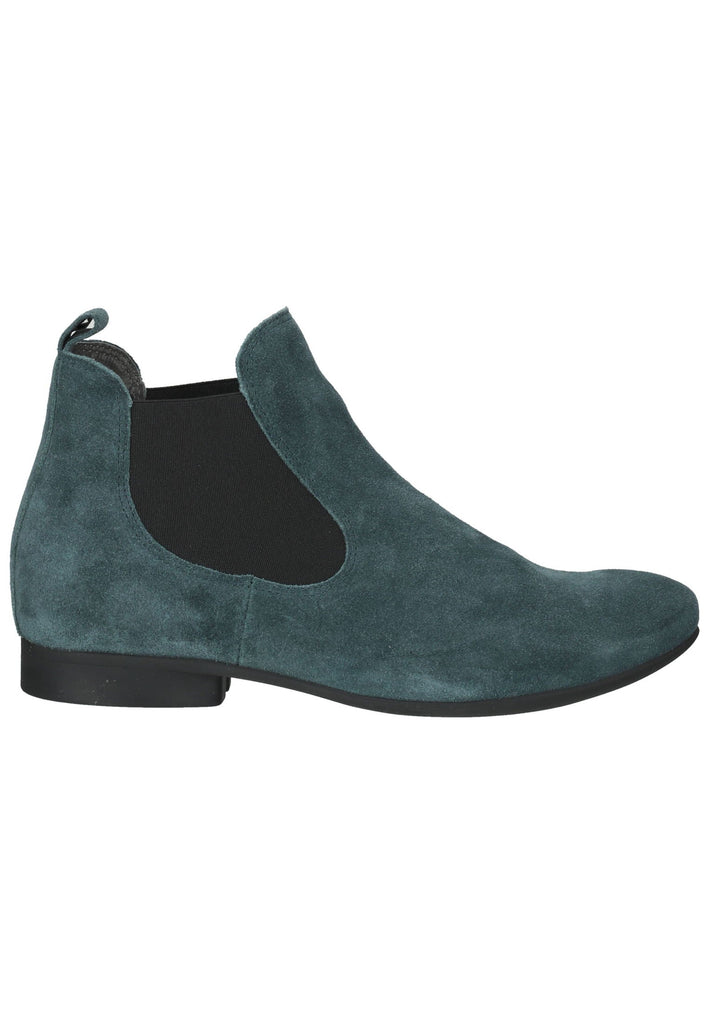 Think! Stiefelette Veloursleder/Textil Petrol