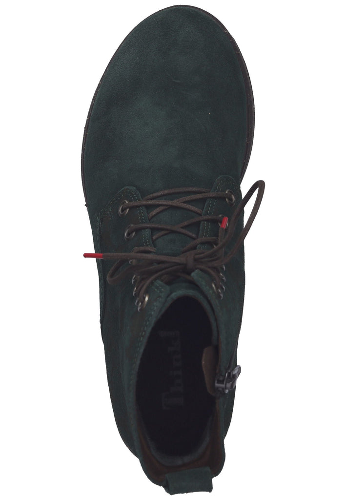 Think! Stiefelette Veloursleder Türkis
