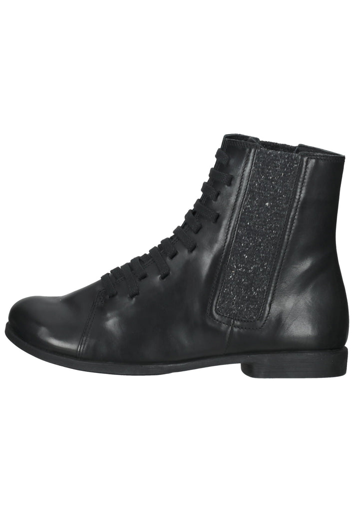 Stiefeletten Think! Stiefelette Glattleder Schwarz