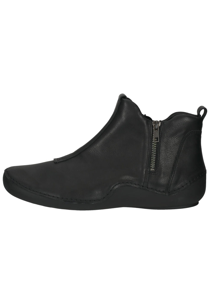 Stiefeletten Think! Stiefelette Glattleder Schwarz Kombi