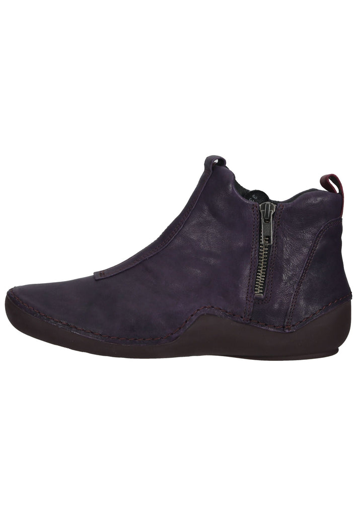 Stiefeletten Think! Stiefelette Glattleder Violett