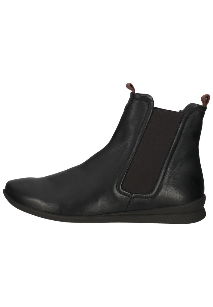 Stiefeletten Think! Stiefelette Leder/Textil Schwarz Kombi