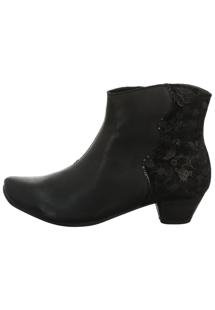 Stiefeletten Think! Stiefelette Nappaleder Schwarz