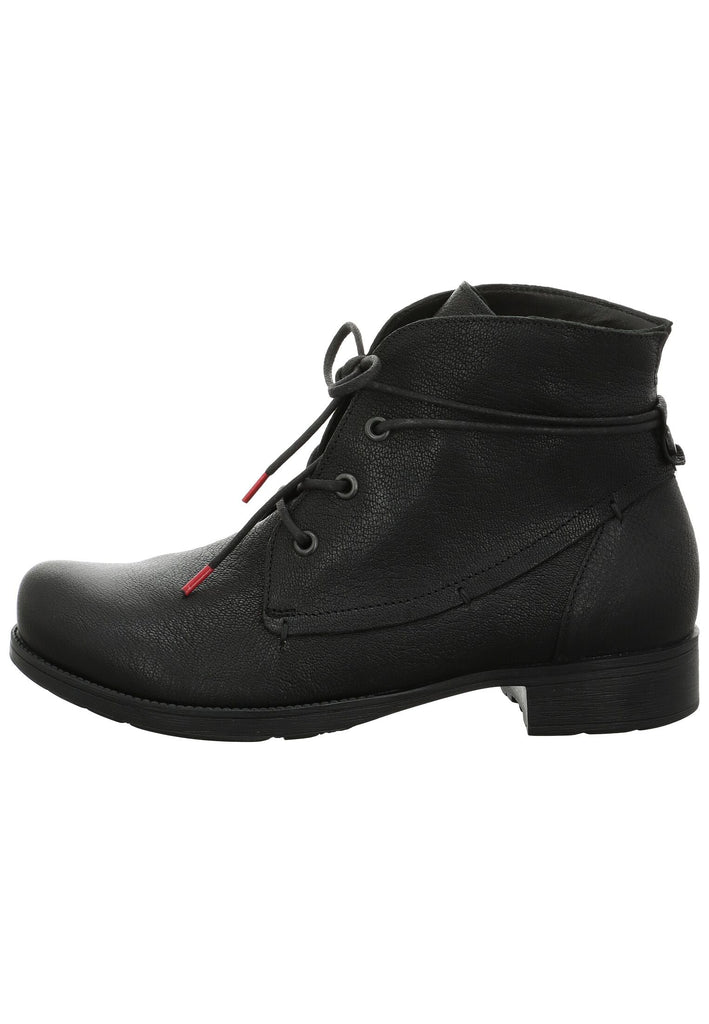 Stiefeletten Think! Stiefelette Nappaleder Schwarz Warmfutter