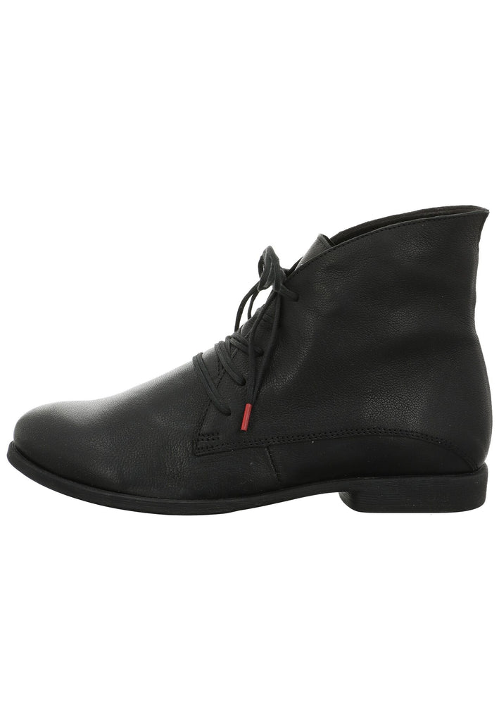 Stiefeletten Think! Stiefelette Nappaleder Schwarz Warmfutter