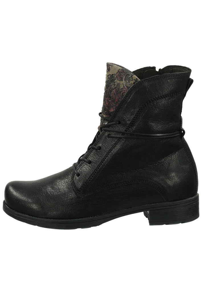 Stiefeletten Think! Stiefelette Nappaleder Schwarz Warmfutter