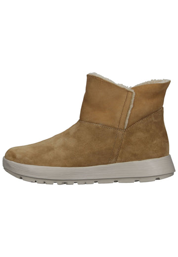 Stiefeletten Think! Stiefelette Veloursleder Braun Warmfutter