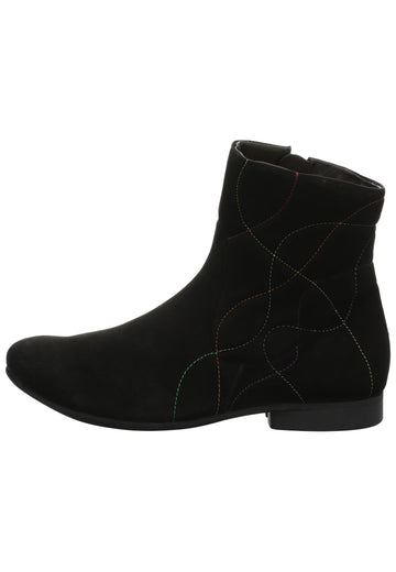 Stiefeletten Think! Stiefelette Veloursleder Schwarz
