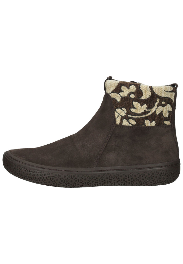 Stiefeletten Think! Stiefelette Veloursleder/Synthetik Dunkelbraun