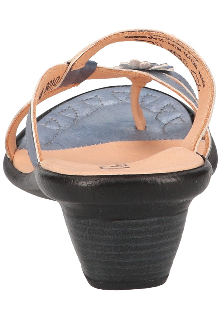 Think! Zehensteg Leder Blau