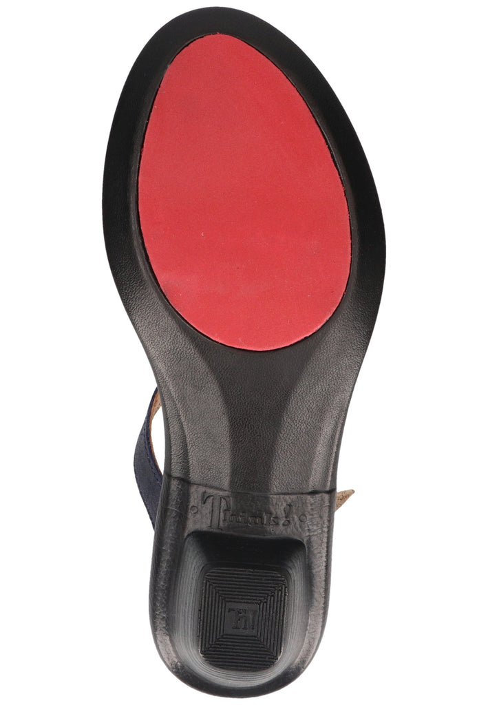 Think! Zehensteg Leder Dunkelblau