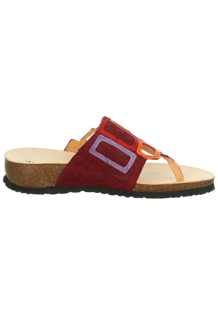 Think! Zehensteg Nappaleder Rot/Pink