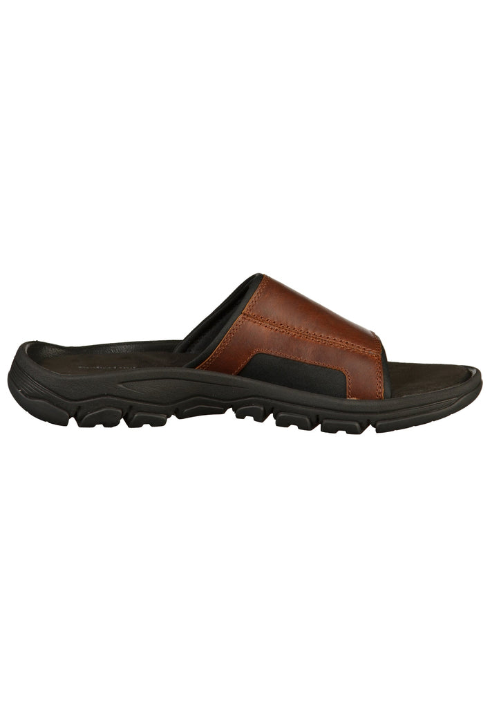 Timberland Pantoletten Leder/Textil Braun