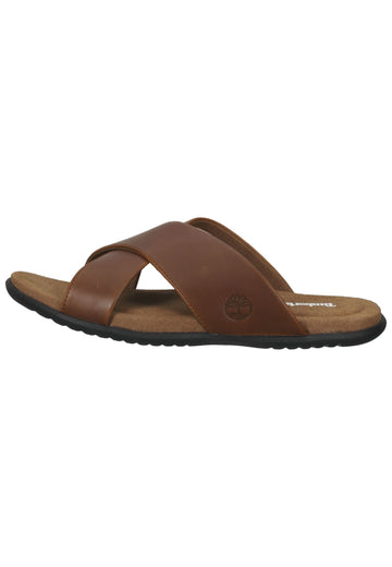 Pantoletten Timberland Pantoletten Leder Cognac