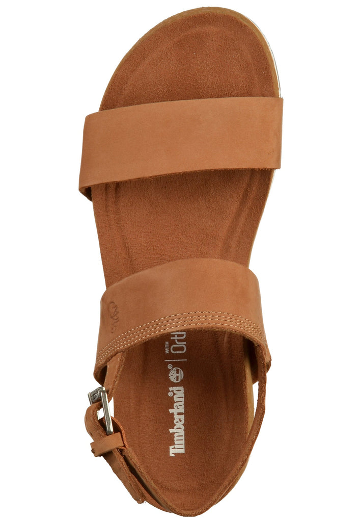 Timberland Sandalen Lederimitat Hellbraun