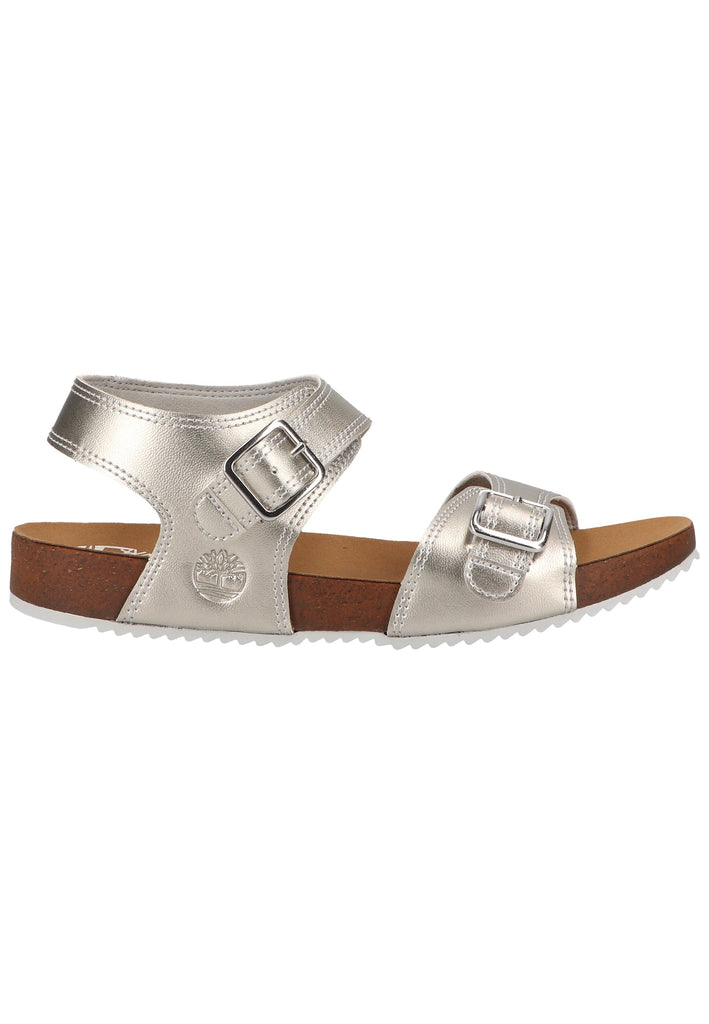 Timberland Sandalen Lederimitat Silber