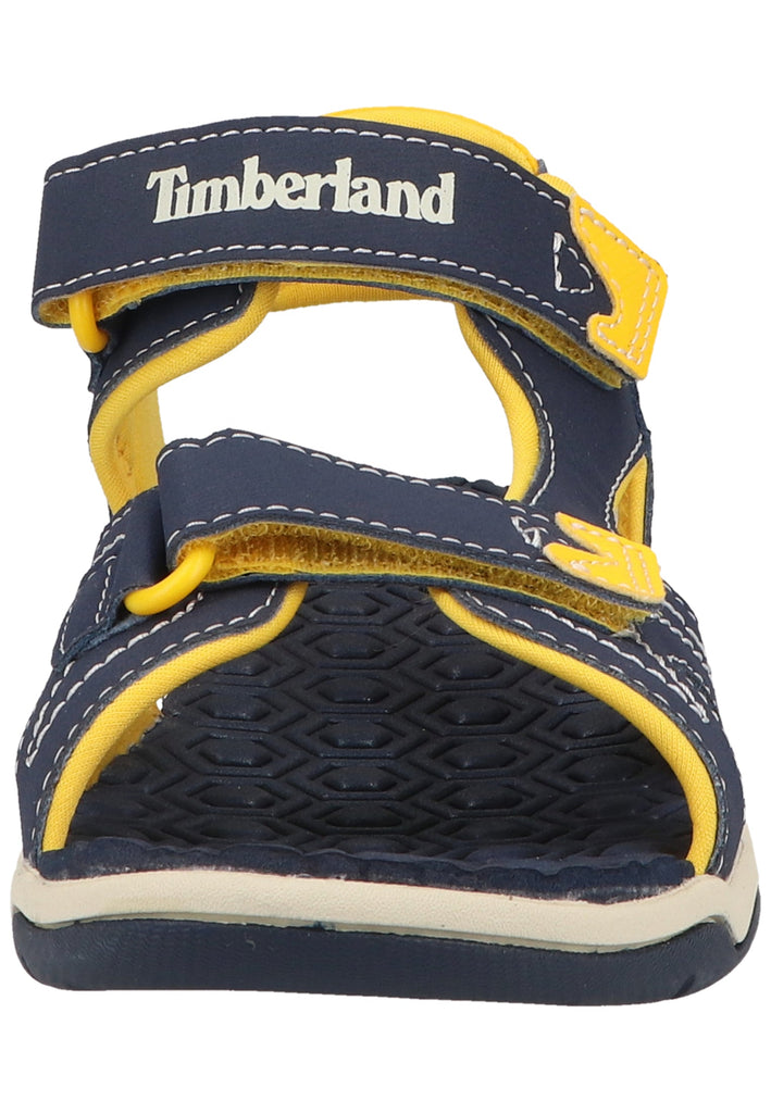 Timberland Sandalen Lederimitat/Textil Blau/Gelb