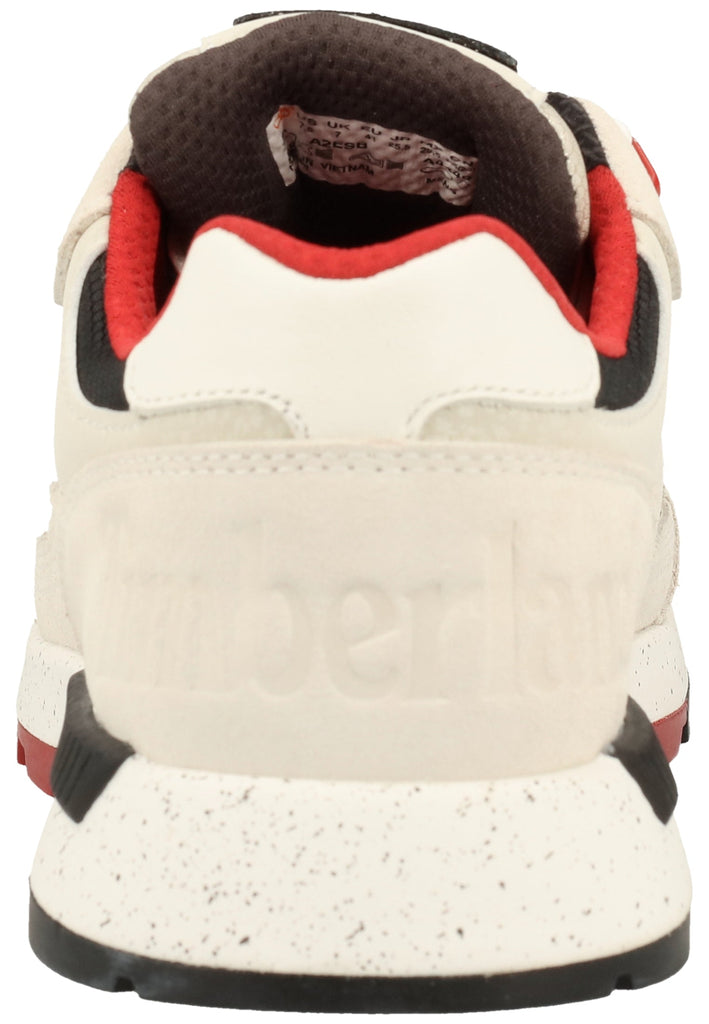 Timberland Sneaker Leder/Textil Hellgrau/Rot