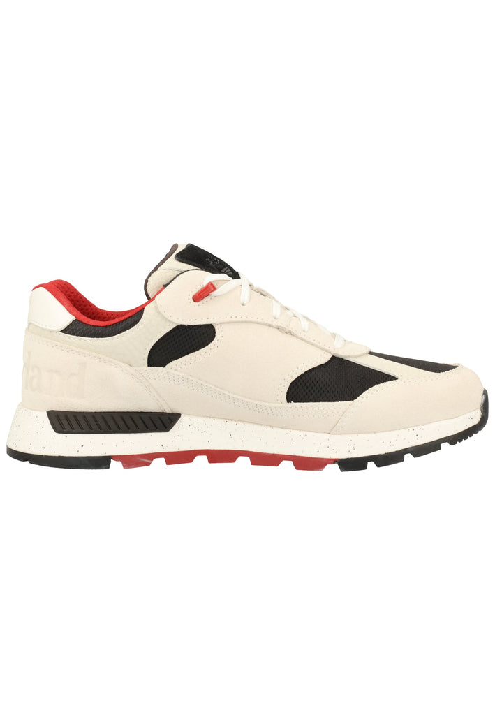 Timberland Sneaker Leder/Textil Hellgrau/Rot