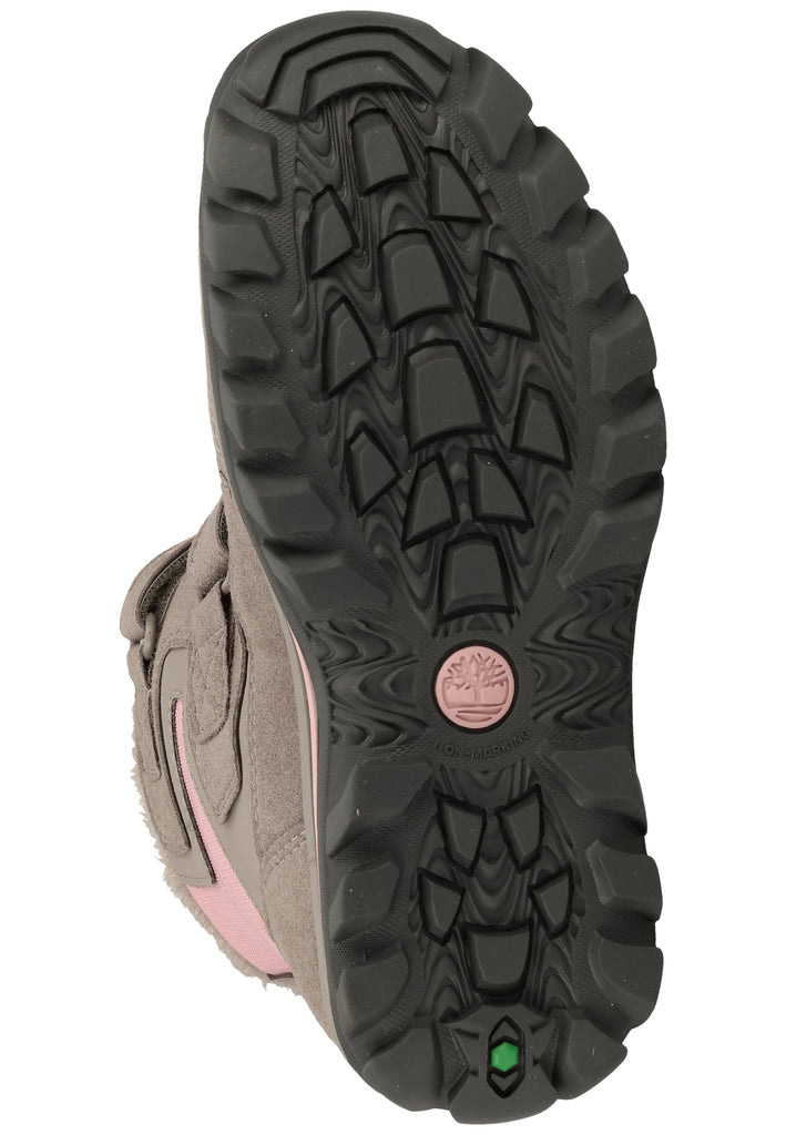 Timberland Stiefel Leder/Synthetik Grau Warmfutter