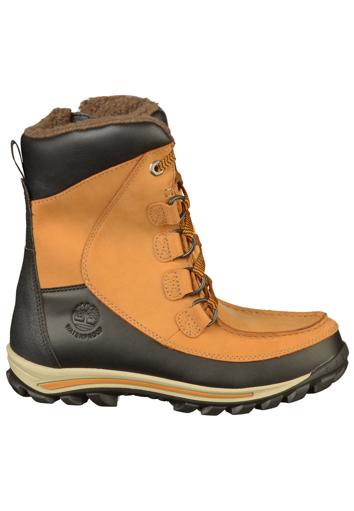 Timberland Stiefel Leder/Textil Braun Warmfutter
