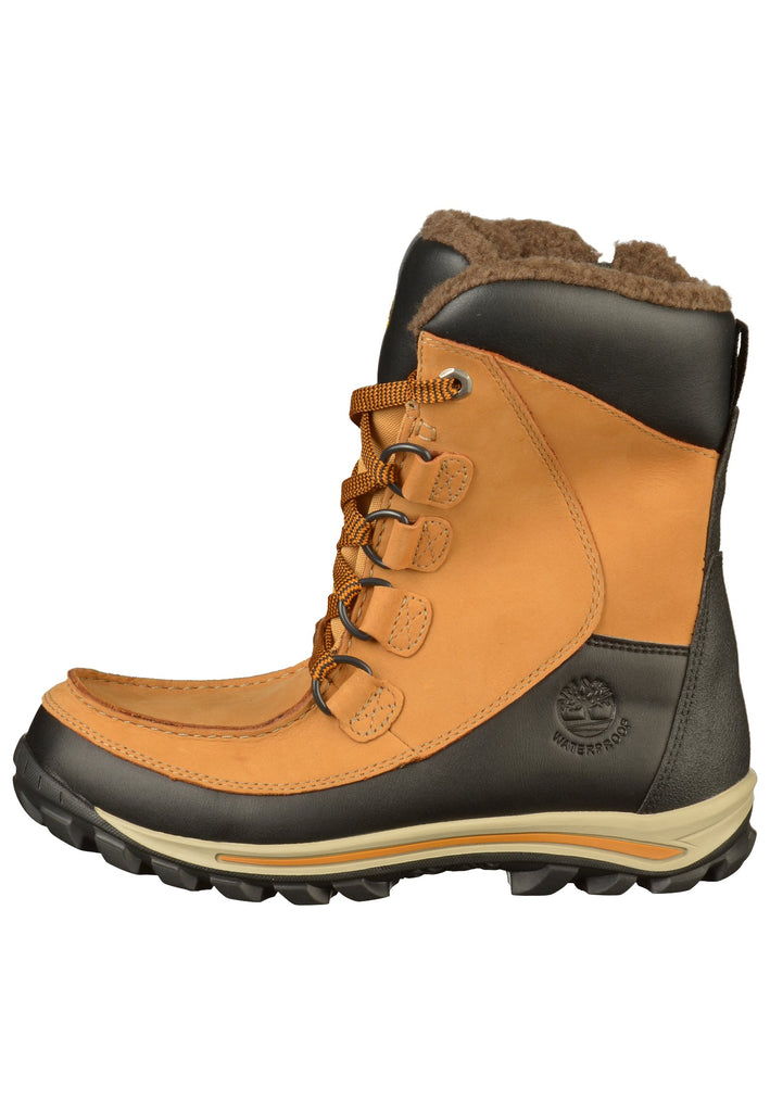 Timberland Stiefel Leder/Textil Braun Warmfutter
