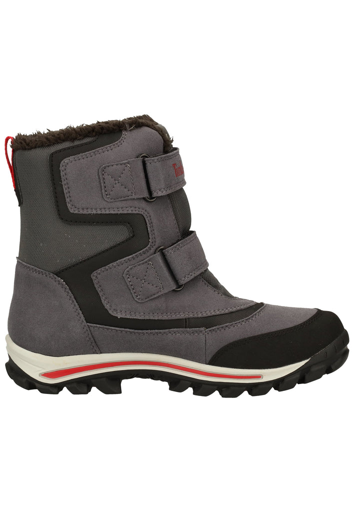 Timberland Stiefelette Textil Grau/Schwarz Warmfutter
