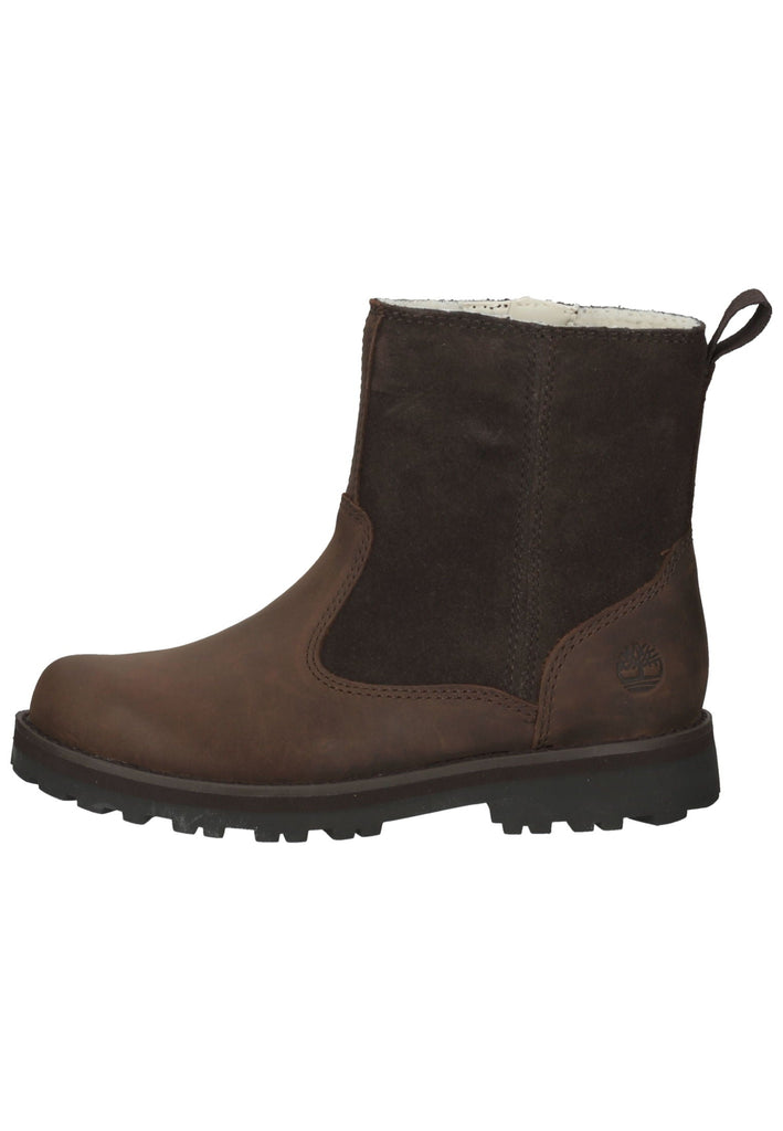 Stiefeletten Timberland Stiefelette Leder Dunkelbraun Warmfutter