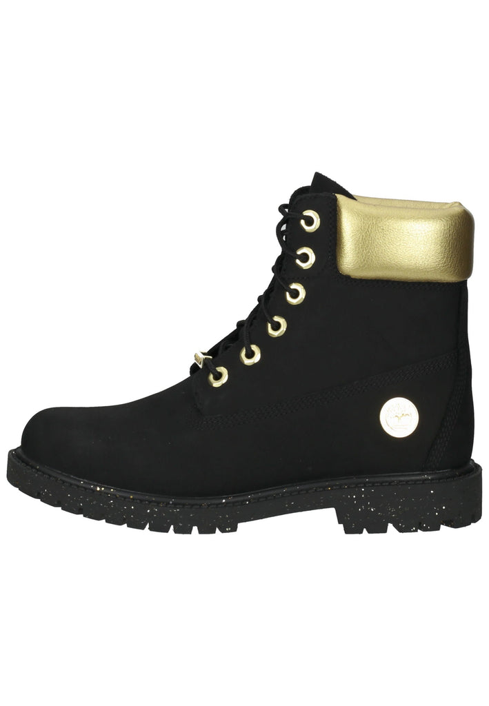 Stiefeletten Timberland Stiefelette Leder Schwarz/Gold