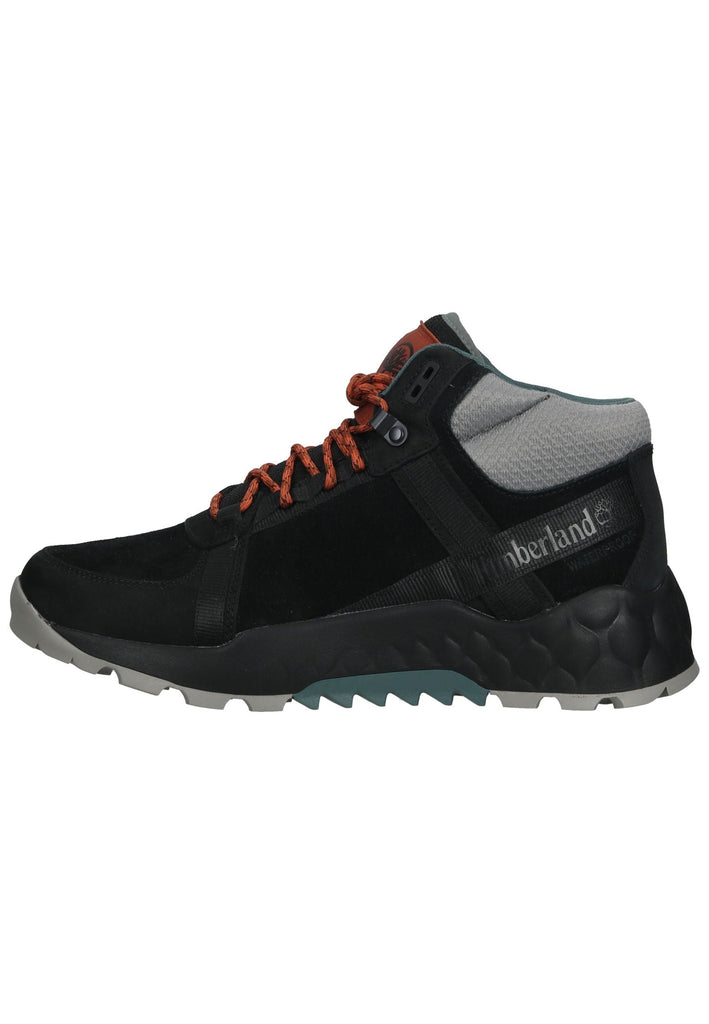 Stiefeletten Timberland Stiefelette Leder/Textil Schwarz/Grau