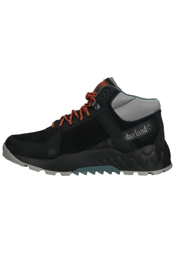 Stiefeletten Timberland Stiefelette Leder/Textil Schwarz/Grau