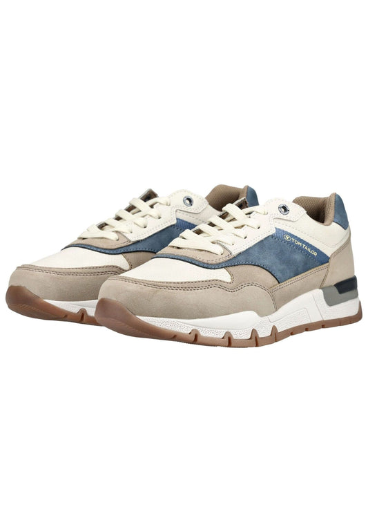 Tom Tailor Sneaker Lederimitat/Textil Beige