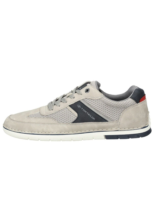 Tom Tailor Sneaker Lederimitat/Textil Grau