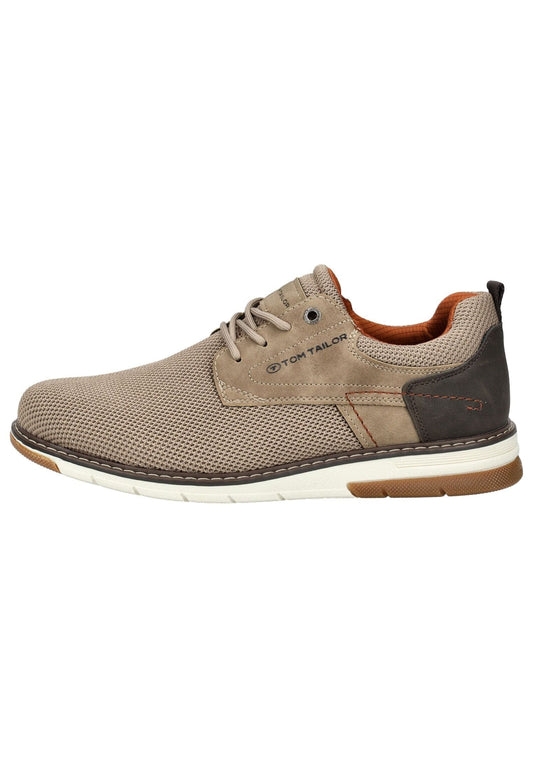 Tom Tailor Sneaker Lederimitat/Textil Sand