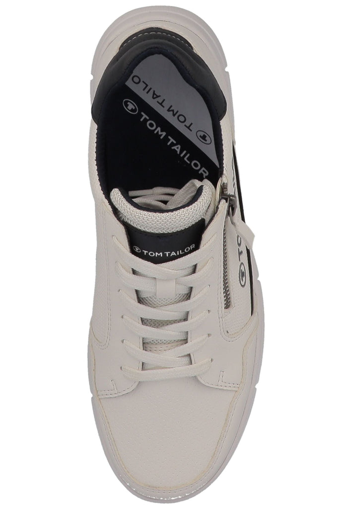 Tom Tailor Sneaker Lederimitat Weiß
