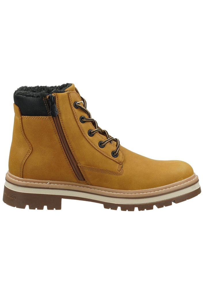 Tom Tailor Stiefel Lederimitat/Textil Camel Warmfutter