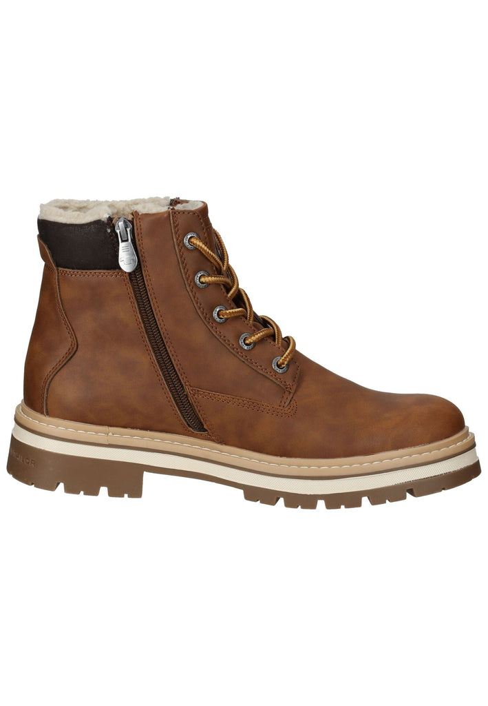 Tom Tailor Stiefel Lederimitat/Textil Nut Warmfutter
