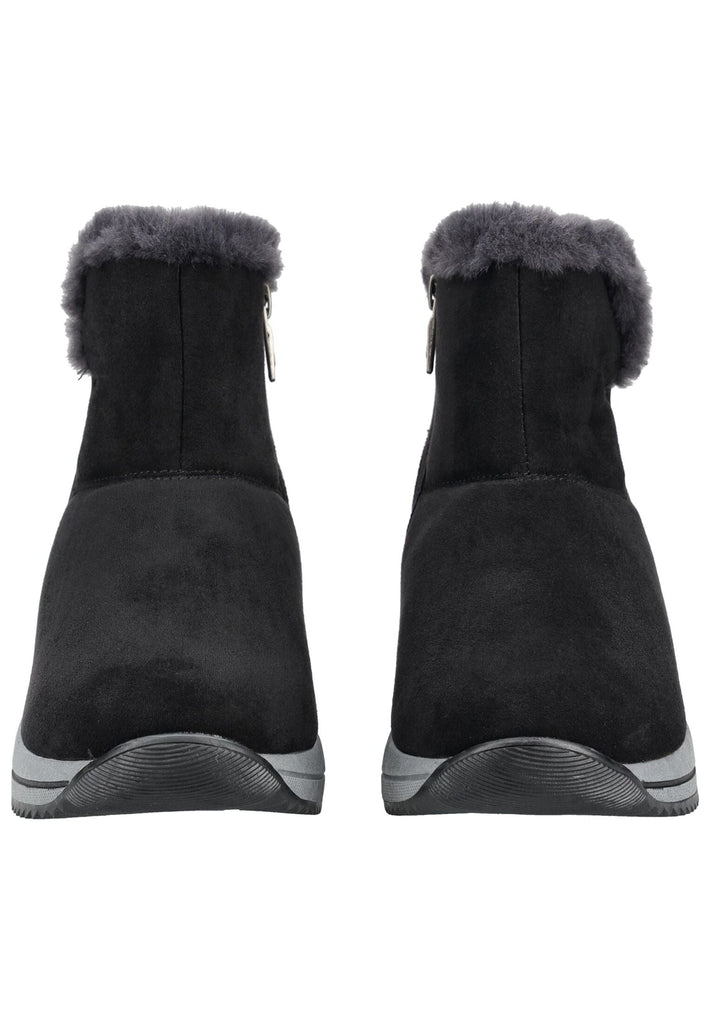 Tom Tailor Stiefel Lederimitat/Textil Schwarz Warmfutter