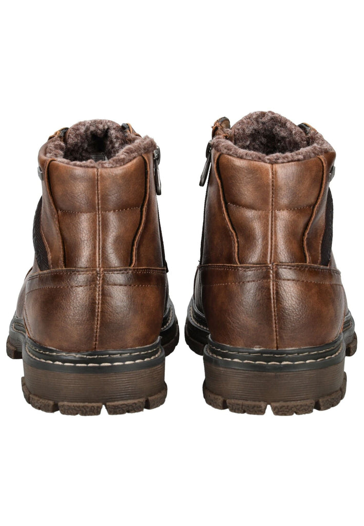 Tom Tailor Stiefelette Lederimitat/Textil Braun Warmfutter