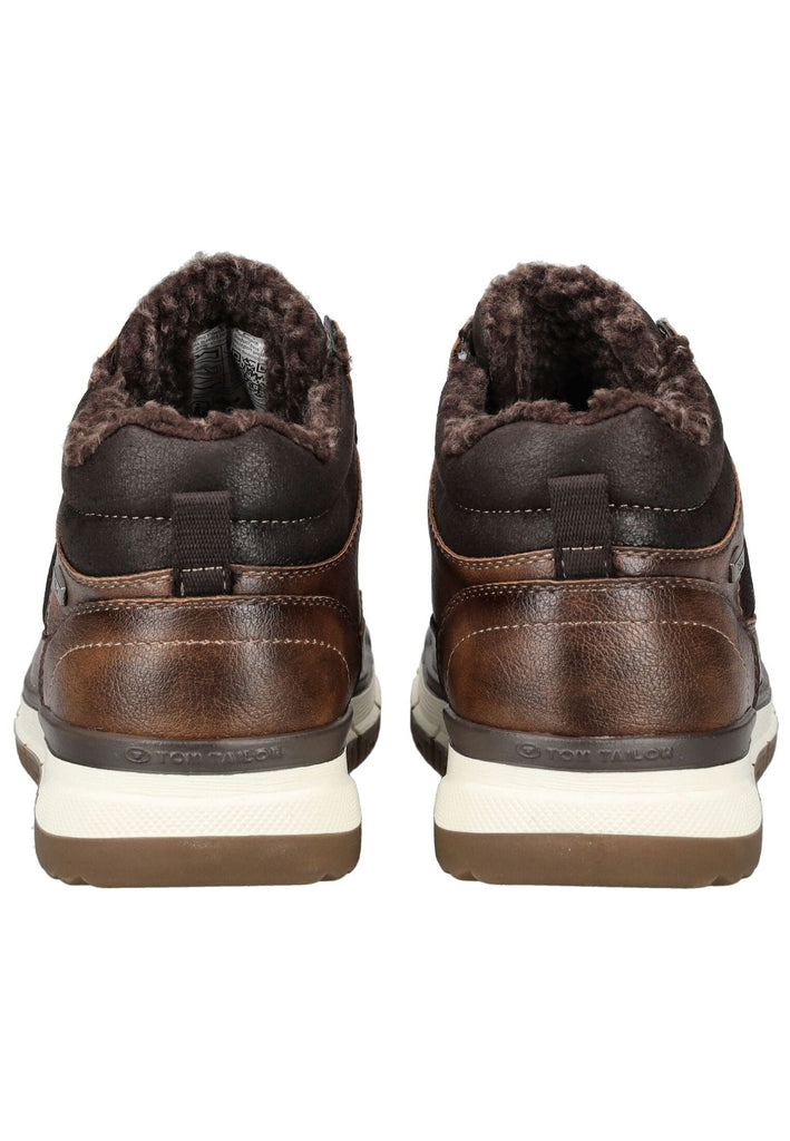 Tom Tailor Stiefelette Lederimitat/Textil Braun Warmfutter