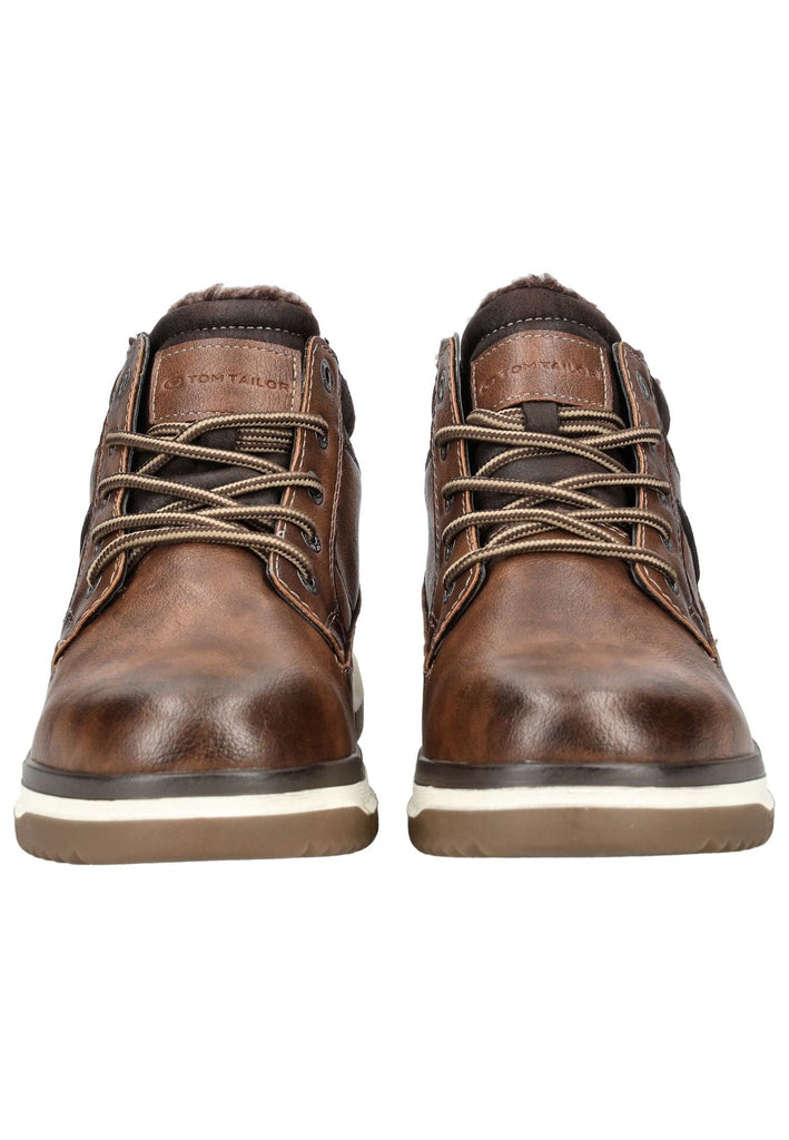 Tom Tailor Stiefelette Lederimitat/Textil Braun Warmfutter