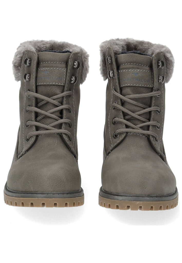 Tom Tailor Stiefelette Lederimitat/Textil Mud Warmfutter