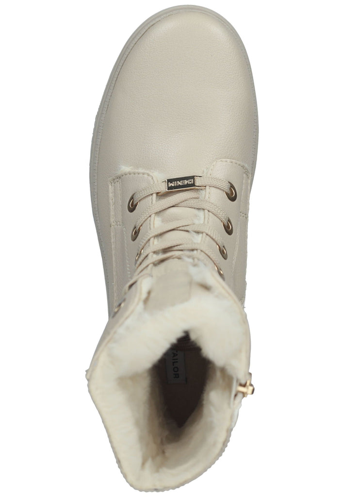 Tom Tailor Stiefelette PU Beige Warmfutter