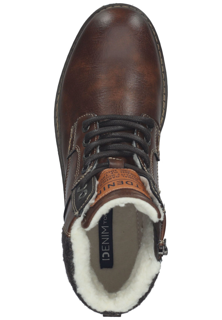 Tom Tailor Stiefelette PU Cognac