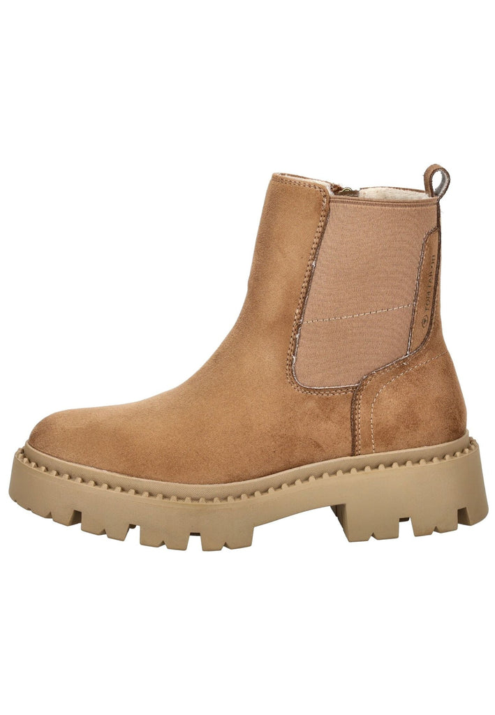 Stiefeletten Tom Tailor Stiefelette Lederimitat/Textil Hazel Warmfutter