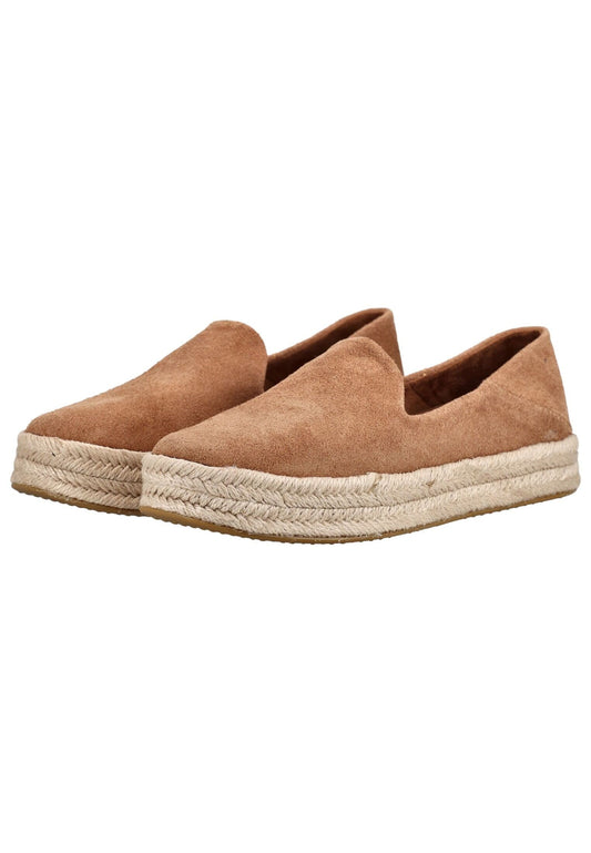 TOMS Halbschuhe Leder Mittelbraun