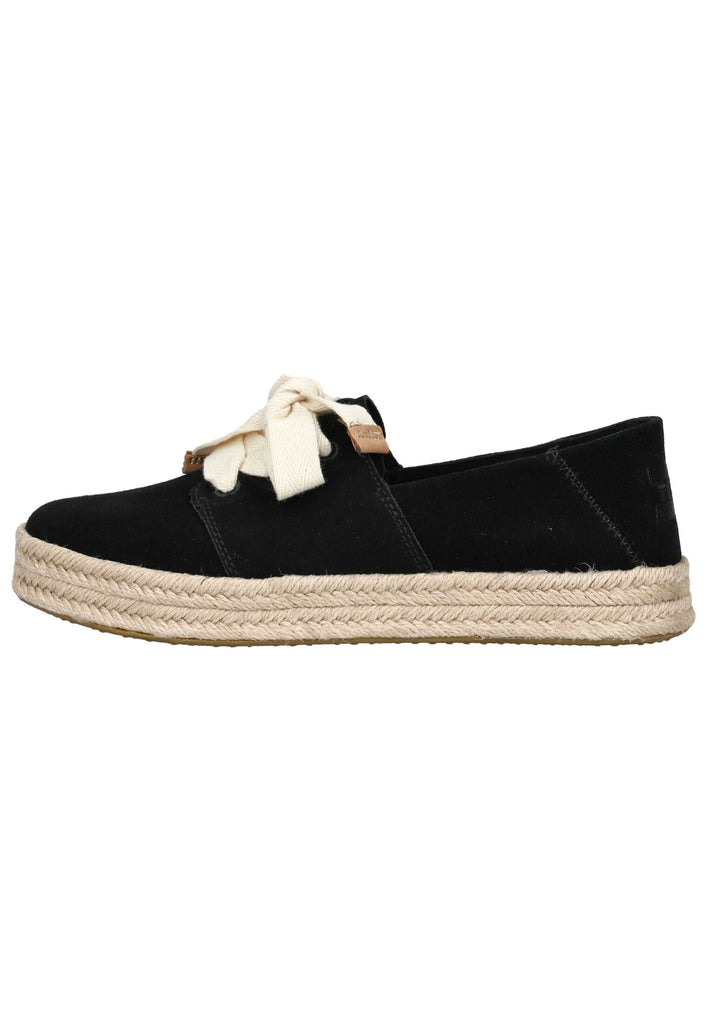 TOMS Halbschuhe Leder Schwarz